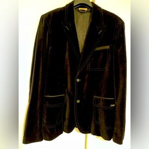 DKNY JEANS 100% cotton silky velvet jacket